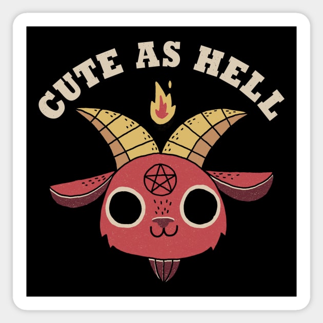 Cute As Hell Sticker by DinoMike